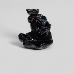 Κεραμικός Καυστήρας Μικρός Λωτός για κώνους BackFlow - Φαινόμενο καταρράκτη του καπνού Διαστάσεις : 9x9cm Βάρος: 140γρ