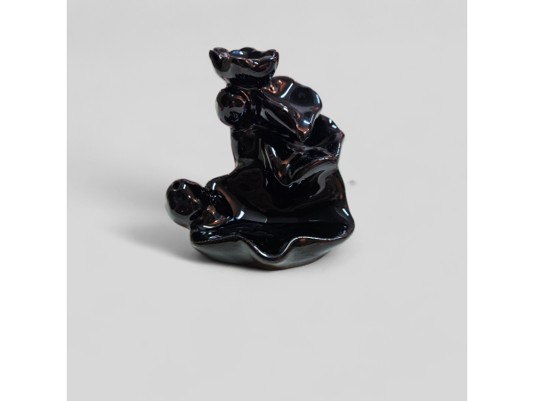 Κεραμικός Καυστήρας Μικρός Λωτός για κώνους BackFlow - Φαινόμενο καταρράκτη του καπνού Διαστάσεις : 9x9cm Βάρος: 140γρ