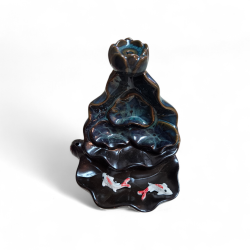 Κεραμικός Καυστήρας Lotus Moss για κώνους αναστροφής ροής BackFlow - Φαινόμενο καταρράκτη του καπνού Διαστάσεις : 10x12 cm