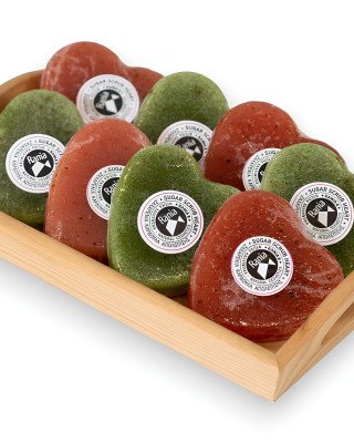 Ζαχαρένιες καρδούλες απολέπισης