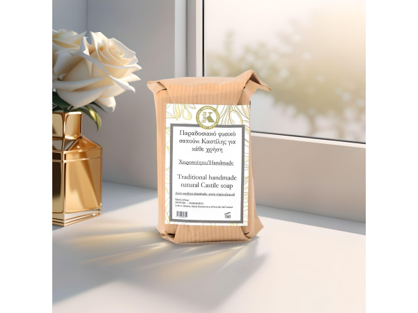 Παραδοσιακό χειροποίητο φυσικό σαπούνι Καστίλλης για όλες τις χρήσεις
