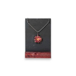 Χειροποίητο κολιέ φύλλου