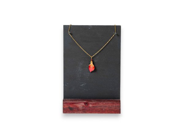 Χειροποίητο κολιέ φύλλου